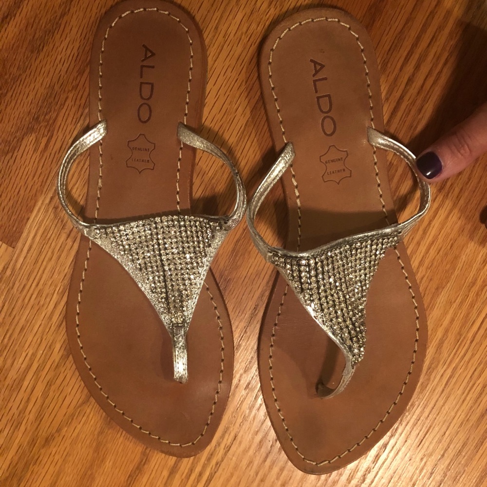 Aldo Rhinestone Sandals